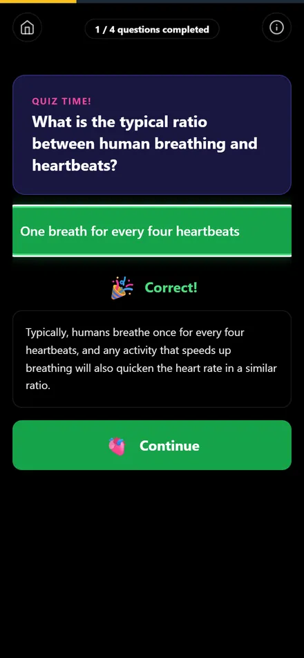 SwipeSmrt screenshot: answer and explanation