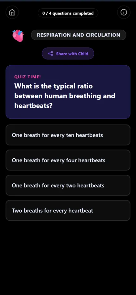 SwipeSmrt screenshot: a question from those pages