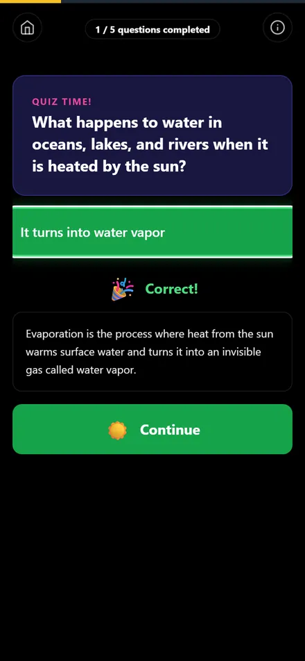 SwipeSmrt screenshot: the answer, explained