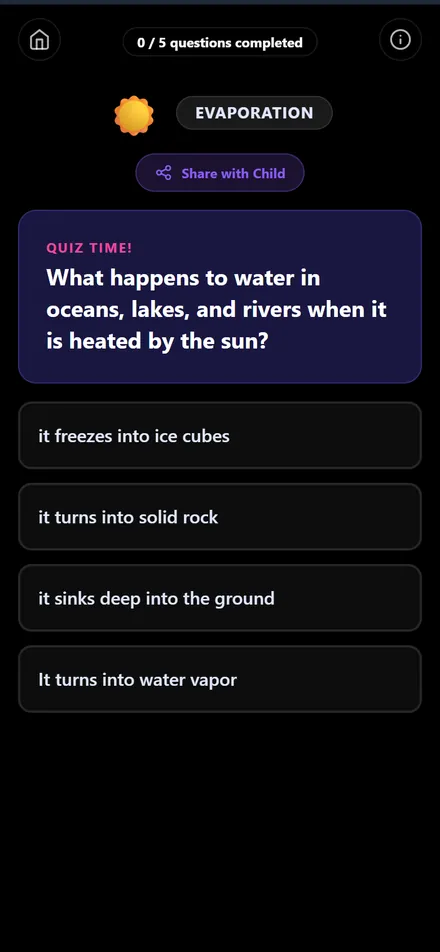 SwipeSmrt screenshot: a question from the notes